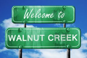 moving to walnut creek road sign